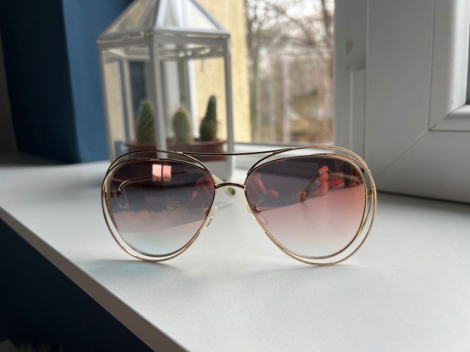 Слънчеви очила Chloe Carlina Gold