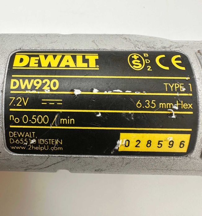 Dewalt DW920 - Акумулаторна отвертка 7.2V гр. Шумен Добруджански • OLX.bg
