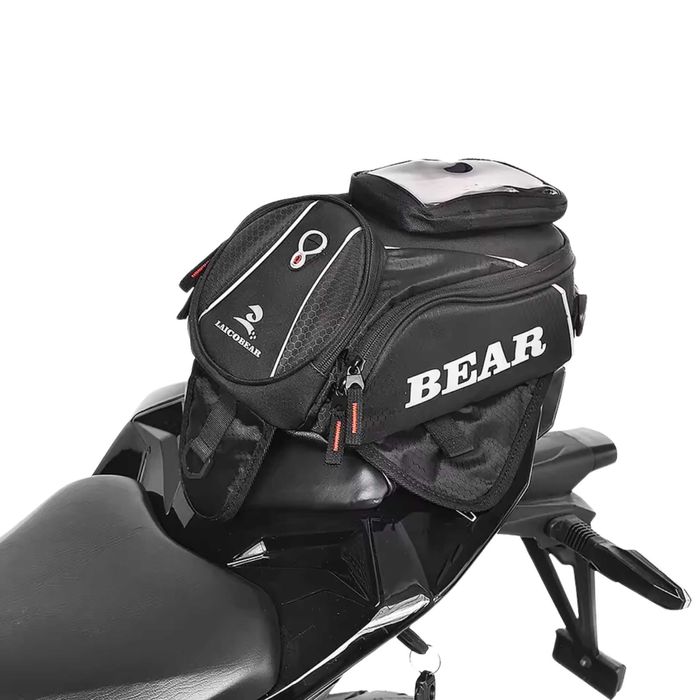 Мото Чанта, Раница за резервоар/ седалка на мотор, Черна