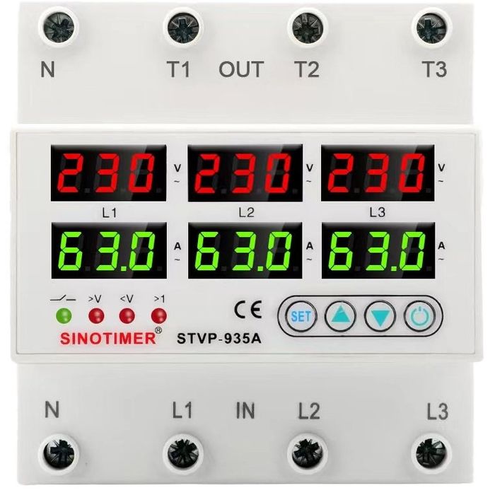 Releu trifazic  SINOTIMER STVP-935-63A