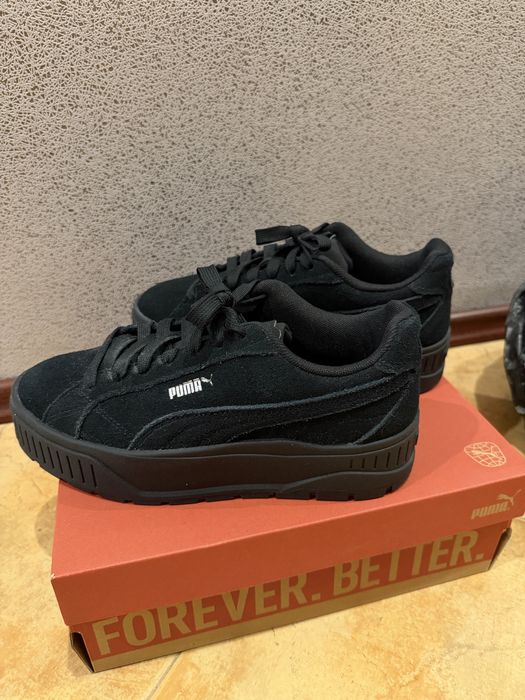 Черни велурени Маратонки Puma