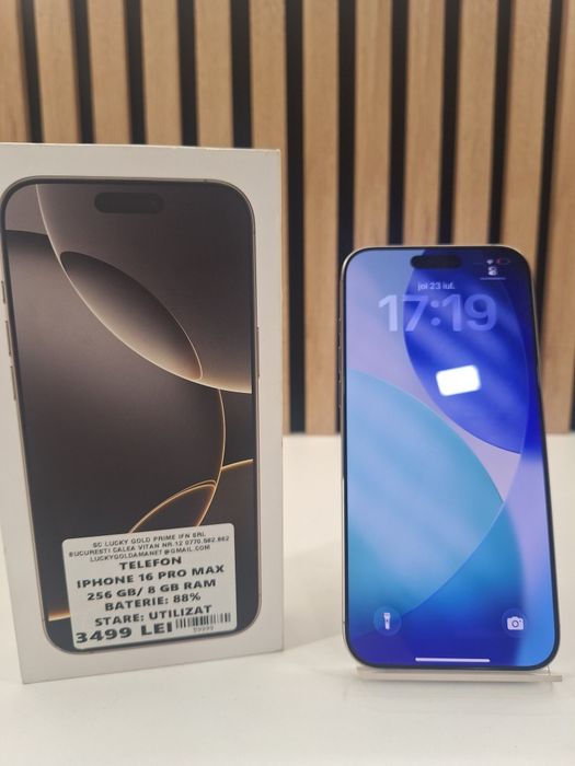 Iphone 16 Pro Max / 256 GB / 88% BAT / #59999
