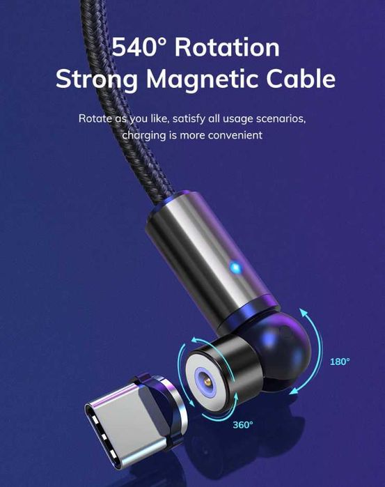 Магнитные кабели разной длины -  type С  -микроUSB  - новое-гарантия