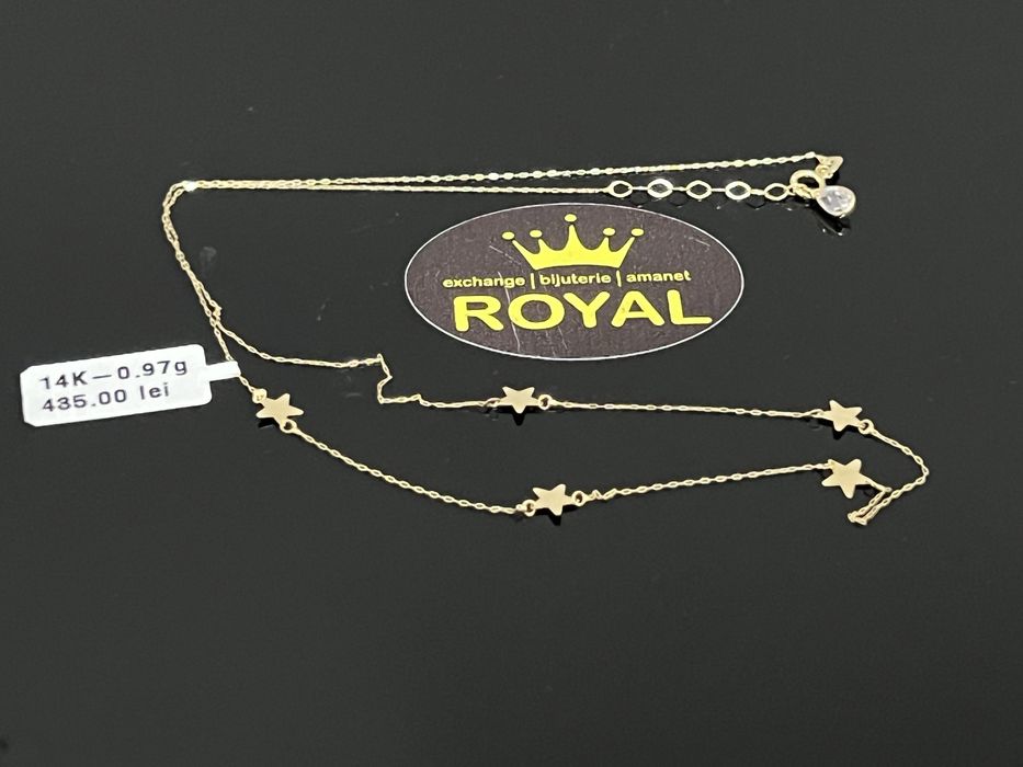Bijuteria Royal CB : Lant aur 14k 585  0,97 gr