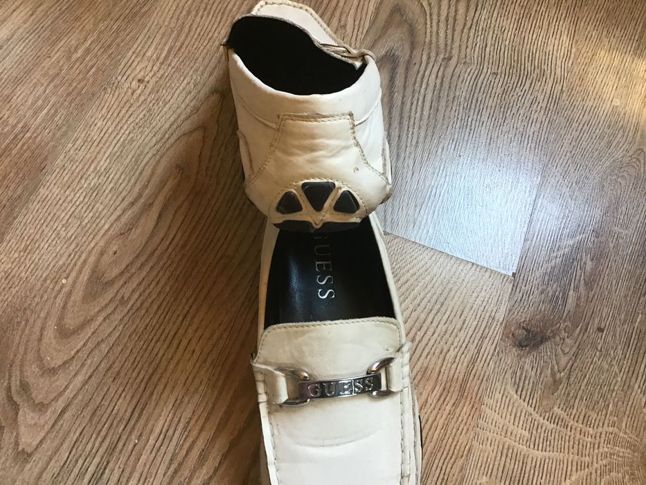 Мокасини Guess естествена кожа