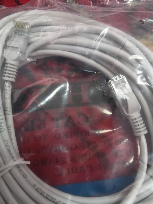 10 метров патчкорд шнур кабель LAN RG45