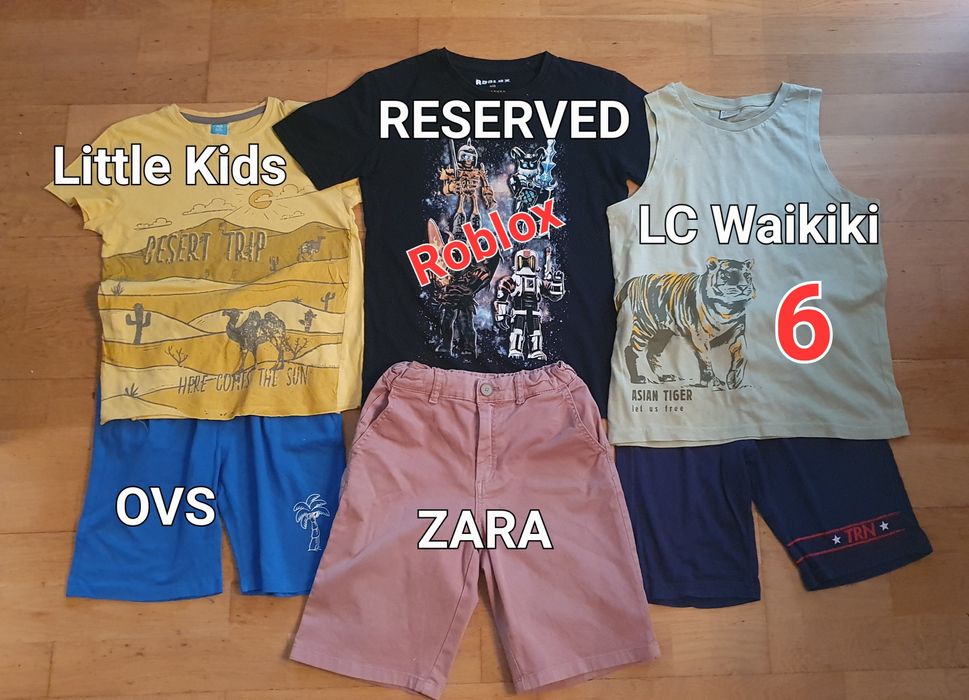 Модерни дрехи за момче (8–9 г.) – ZARA, H&M, Terranova, ROBLOX и други