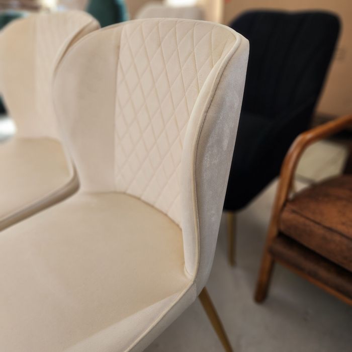 SS30! NOU Set 4 scaune dinning beige