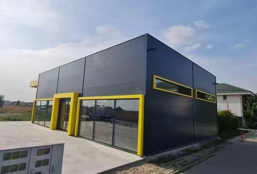 Vand hala metalica 10x20, structuri metalice panouri sandwich