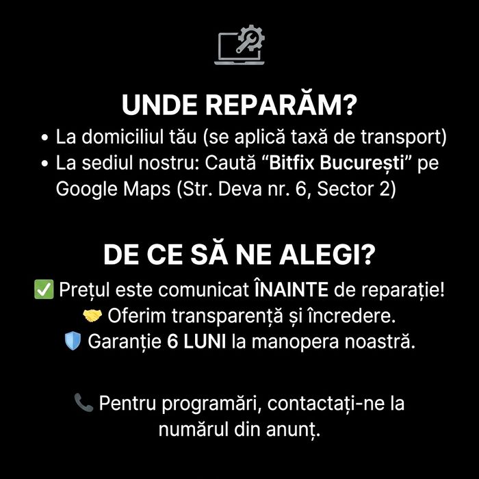 Bitfix - Service, Asamblări Calculatoare și IT București