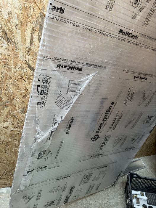 Coală plexiglas tip fagure, solidă, 180x90cm