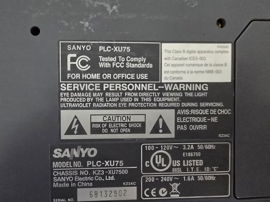 Видеопроектор NEC HDMI/VGA