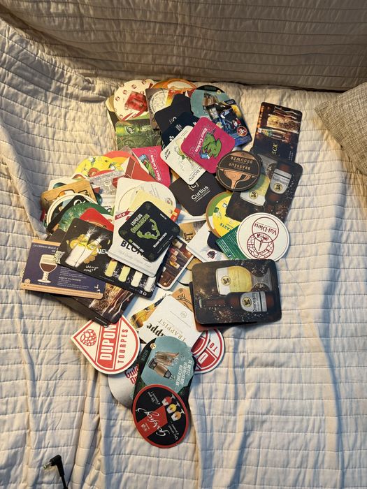 Colectie lot reclame bere suport de pahar panouri