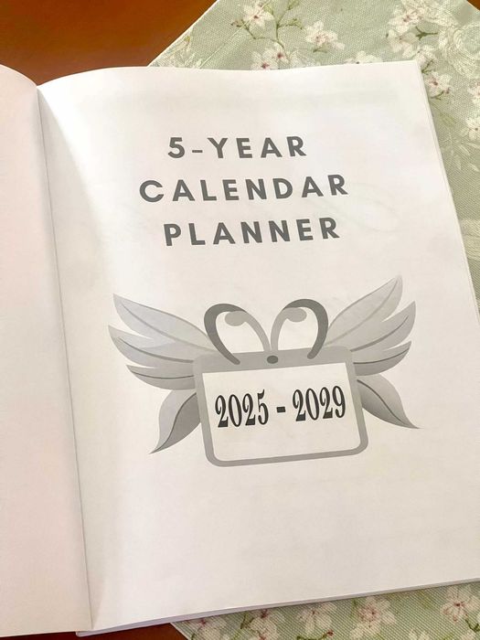Бележник планер за 60 месеца - 2025-2029