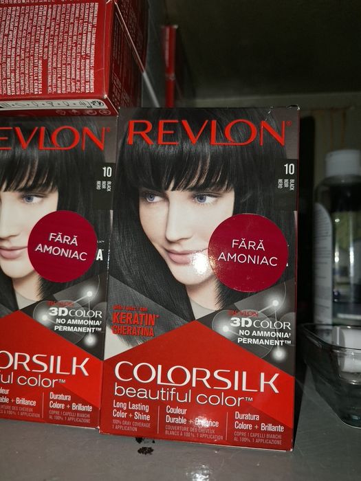 Vopsea de par fara amoniac revlon negru 10 black