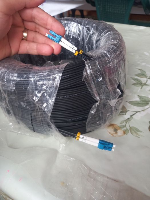 Cablu fibra optica LC/UPC to LC/UPC ramfors metalic 200m