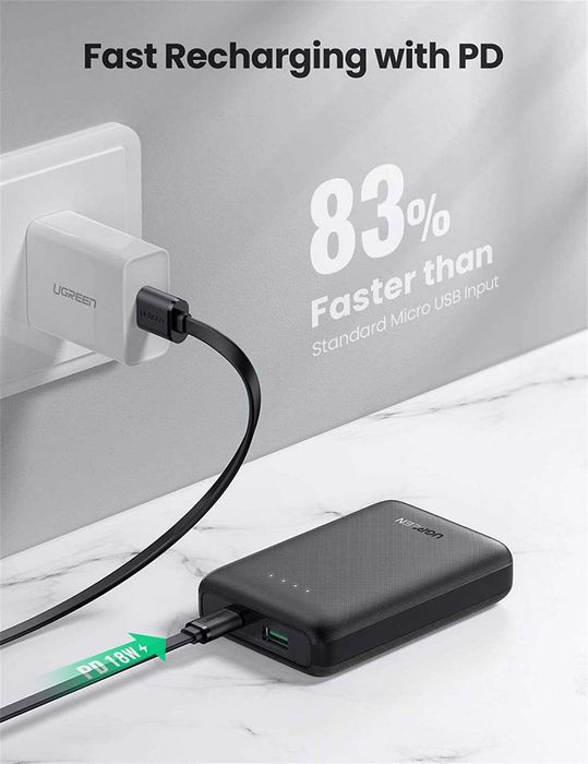 Преносима батерия външно зарядно 10000 mAh