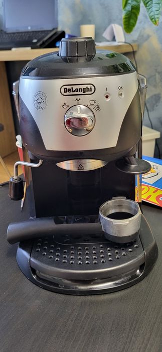 Espressor manual De'Longhi EC221.B 15 bari  1 l Dispozitiv spumare Sistem cappuccino Negru gri