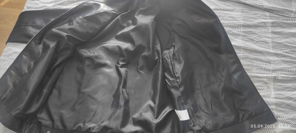 Мъжко яке от еко кожа 4XL