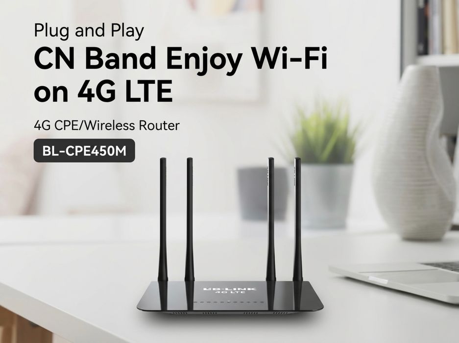 4G Wi-Fi роутер LB-LINK, до 300 Мбит/с, 4 антенны. Есть доста