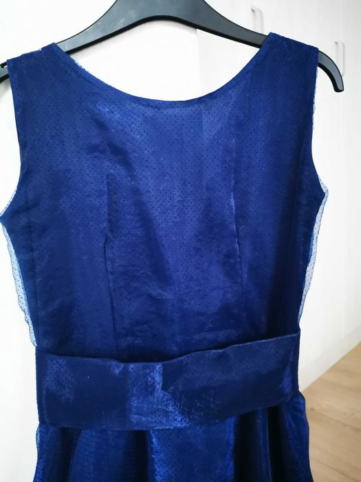 Rochie albastru regal tip baby doll