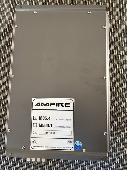 Amplificator AMPIRE M85.4 + subwoofer Alpine