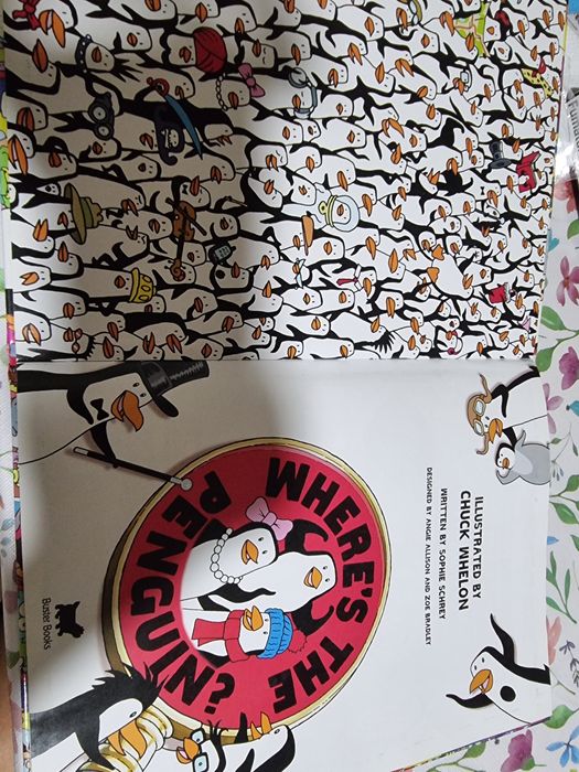 Carte interactivă „Where's the Penguin?” – Ediție cartonată