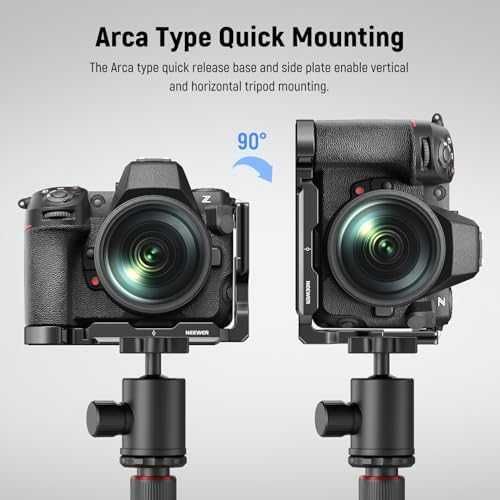 Нова NEEWER Закрепваща Плочка за Nikon Z8 Бърза Смяна, Arca и DJI RS