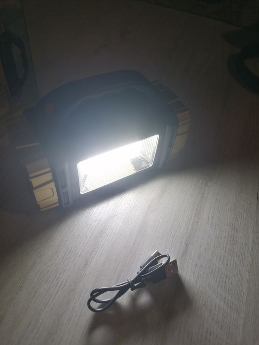 Lanterna Led de mare putere, încărcare solara și usb, Power Bank