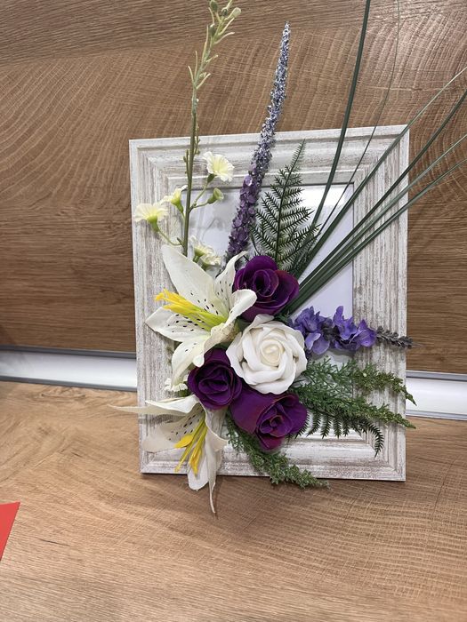 Ръчноизработени 3D рамки с цветя