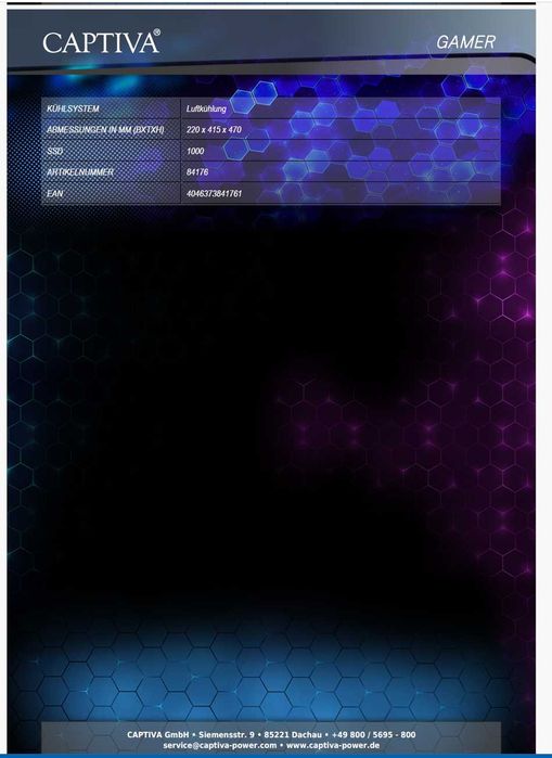 Sistem server CAPTIVA 184