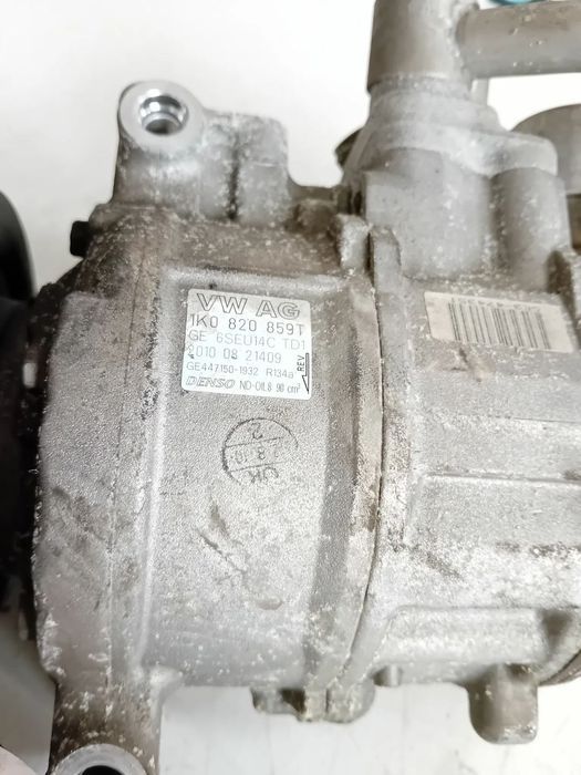 Compresor Clima Vw Golf 6 Passat B7 Touran Seat Leon Skoda Octavia 1.6 Benzina Motor CHG 1K0820859T