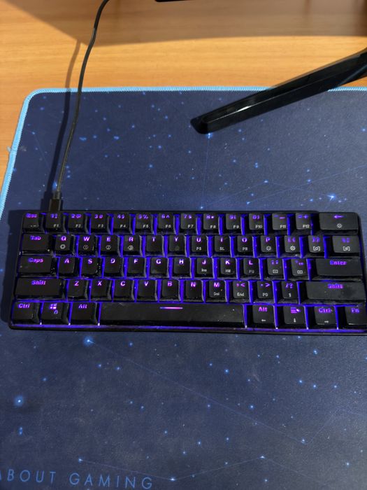 Tastatura Mecanica - GK61 - Switch-uri Silver