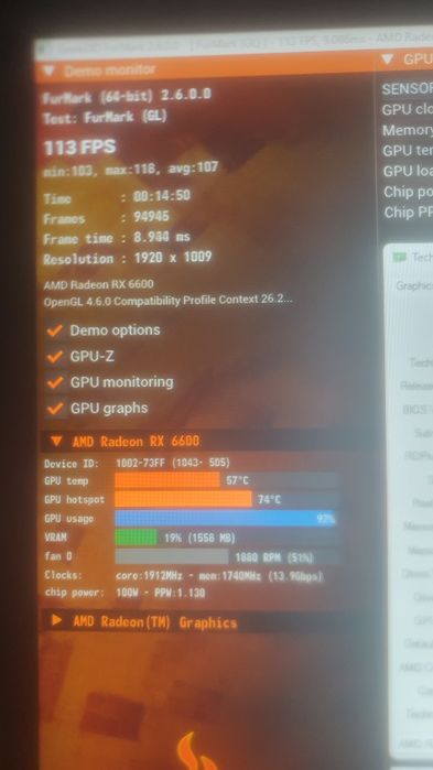 Видеокарта rx 6600 8gb