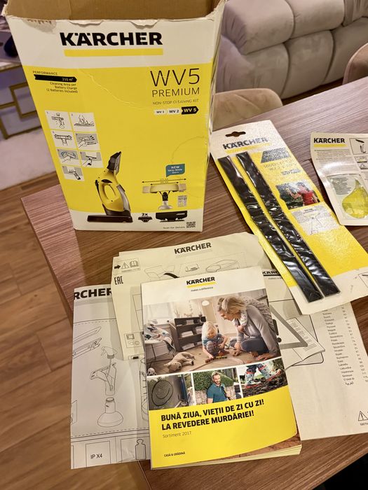 Aspirator geamuri Karcher WV5 Premium Non-Stop Cleaning Kit