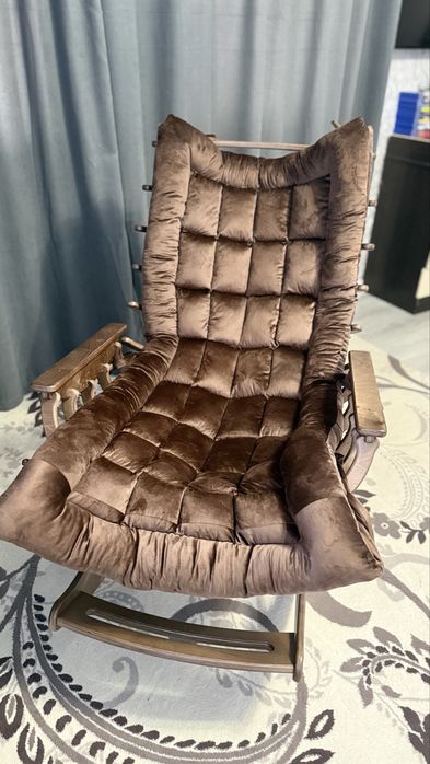 Кресло-качалка ракушка с матрасом