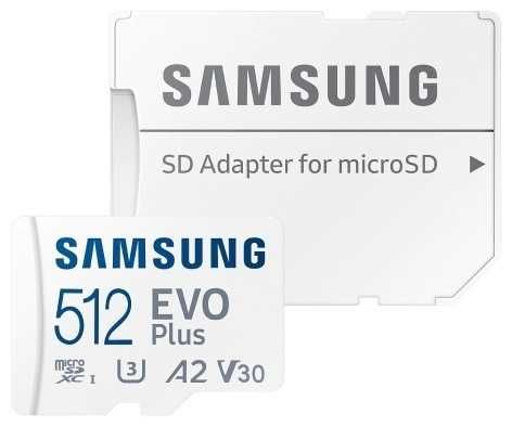Карта памяти microsd Samsung 512 Гб.