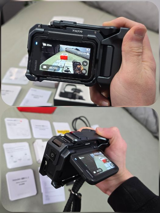 Insta 360 AcePro 2, garanție, 2 baterii,  Xplorer grip kit, perfectă.