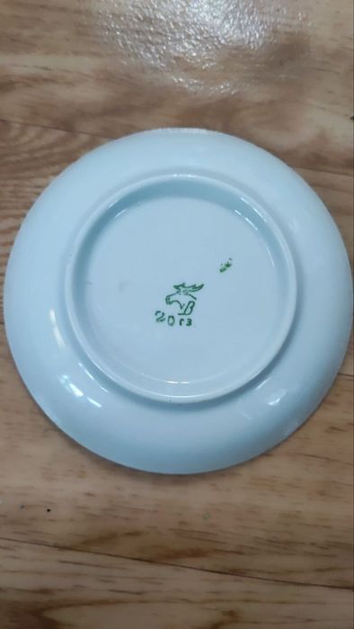 Блюдца красивые советские