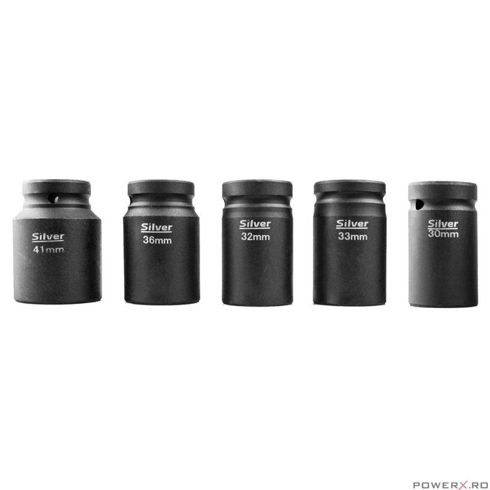 Trusa tubulare impact 1", 17 - 41 mm, Silver