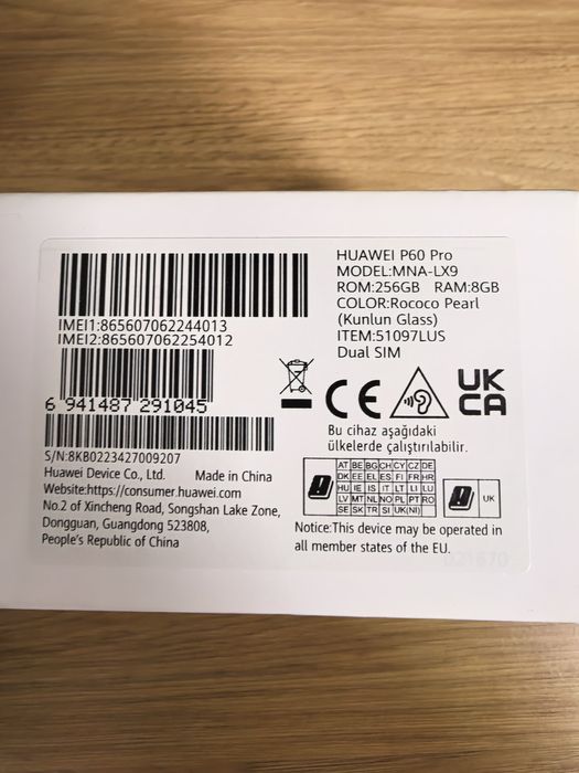 Huawei P60 pro 256GB