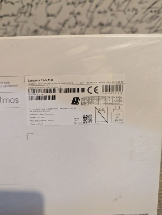 Tabletă Lenovo Tab M11 Wifi