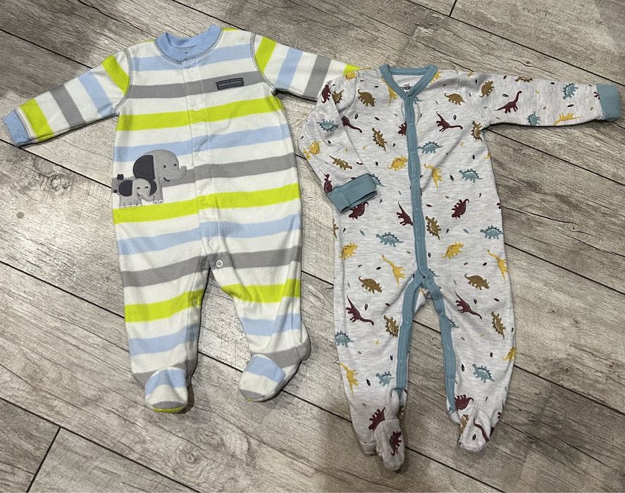 Нов комплект за изписване от био органичен памук, ромпъри