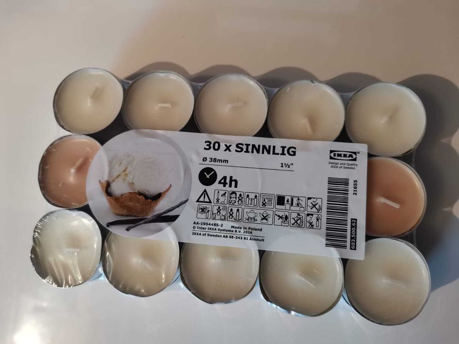 Ароматическая свеча IKEA  Синлиг 30шт