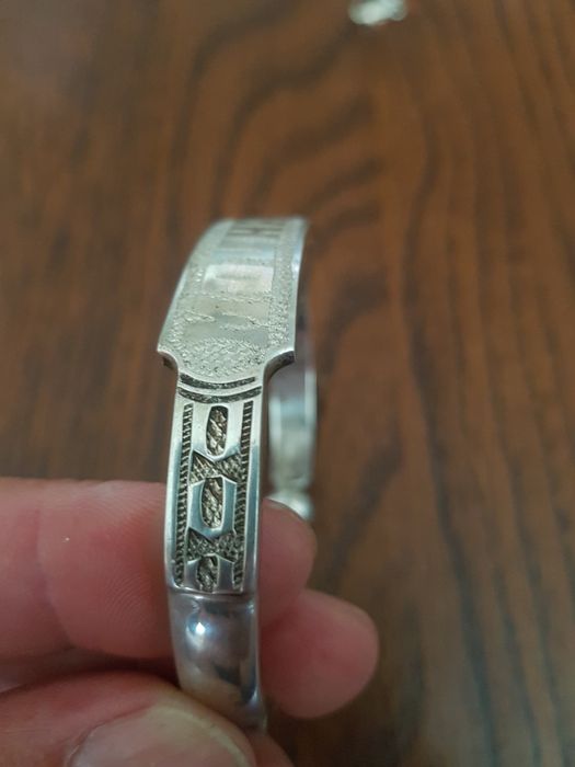 Bratara argint masiv 925.vintage,araba turcă  Mouhamed,facuta manual