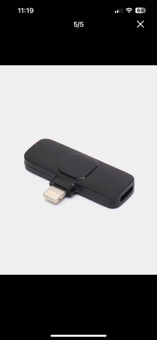 Беспроводной микрофон, петличка для телефона IOS и Android