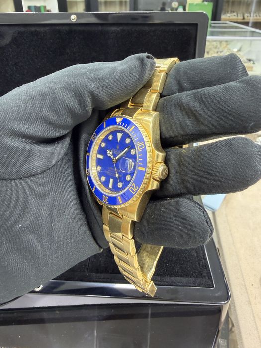 Срочно  Редкие Rolex Submariner Full gold С бриллиантами