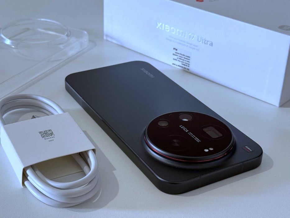 Бартер! 20м.Гаранция! Xiaomi 17 Ultra 512/16GB Black (Черен) 48 Цикъла.