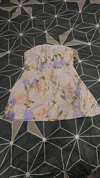 Цветна мини рокля нова