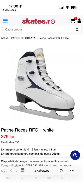 Patine Roces RFG 1 white